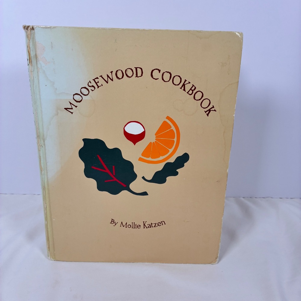 Vtg Mollie Katzen Moosewood Cookbook 1st Hardcover Ed 1977 Vegetarian Ithaca, NY